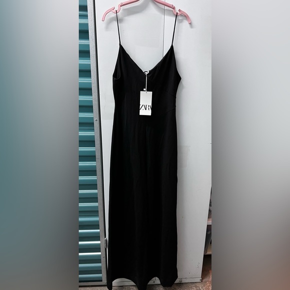 Zara Black Tank Top Jumpsuit - Picture 2 of 3